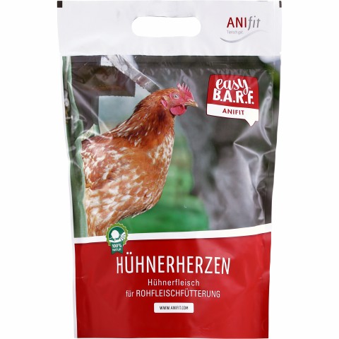 Easy Barf Chicken Hearts 400g (1 Piece)